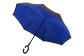 Fritid & Reise - Impliva Inside Out Umbrella - Blue - RU-6-PMS BLACK 6C/PMS 7687C