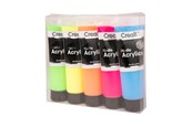 Kreative leker - Creall Studio Acrylic paint Fluor 5x120ml - 33803