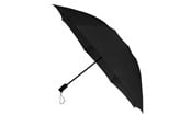 Fritid & Reise - miniMAX IMPLIVA LGF-406 Compact Umbrella Black Fiberglass Polyester 100 cm - Black - LGF-406-8120