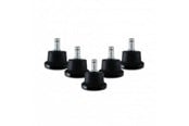 Gamingstol - L33T Anti-Glides for Gaming Chairs 5 pcs incl. felt p - ANTI-GLIDES