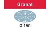 Slipemaskin - Festool Abrasive sheet Granat STF D150/48 P150 GR/100 - 575165