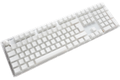 Tastatur - Ducky One 3 - Aura White Nordic - Fullsize - Cherry Brown - RGB - ND - Gamingtastatur - Nordisk - Hvit - DKON2108ST-BFIPDAWWWWC1