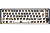 Tastatur - Ducky One 3 - Classic - SF 65% - RGB - ND - Barebone ISO (No Switches / Keycaps) - Gamingtastatur - Nordisk - Grå - DKON2167ST-ISO01