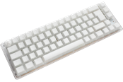 Tastatur - Ducky One 3 - Aura White Nordic - SF 65% - Cherry Brown - RGB - ND - Gamingtastatur - Nordisk - Hvit - DKON2167ST-BFIPDAWWWWC1