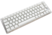 Tastatur - Ducky One 3 - Aura White Nordic - SF 65% - Cherry Silent Red - RGB - ND - Gamingtastatur - Nordisk - Hvit - DKON2167ST-SFIPDAWWWWC1