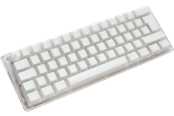 Tastatur - Ducky One 3 - Aura White Nordic - Mini 60% - Cherry Blue - RGB - ND - Gamingtastatur - Nordisk - Hvit - DKON2161ST-CFIPDAWWWWC1