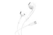 Hodetelefoner - Foneng In-ear headphones wired  T15 USB-C 1.2m (white) - T15 Type-C / White