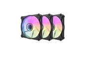 Kabinettvifte - Darkflash Computer fan set INF8 ARGB 3in1 120x120 (black) - Kabinettvifte - 120mm - Svart - INF8 3in1