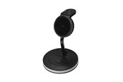 Mobil - Adaptere og ladere - Deltaco 3-in-1 magnetic wireless charger black - QI-1041