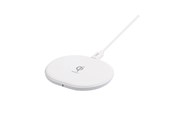 Mobil - Adaptere og ladere - Deltaco Wireless charger 10 W USB-C Qi certified white - QI-1039