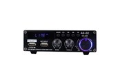 Forsterker - BlitzWolf AS-22 audio amplifier 45W Bluetooth 5.0 USB + remote control (black) - AS-22