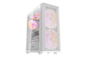 Kabinett - Darkflash Computer case DK360 (white) - Kabinett - Hvit - DK360 White