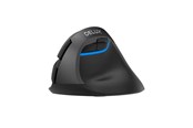 Mus - DeLUX Wireless Vertical Mouse Delux M618Mini DB BT+2.4G 2400DPI (black) - Vertical mouse - Optical / gyroscopic - 6 - Svart - M618Mini DB