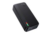 Nødlader - Joyroom Dazzling 12W Power Bank 30000mAh JR-T018 (black) Nødlader - Svart - 30000 mAh - JR-T018 Black