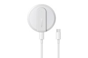 Mobil - Adaptere og ladere - Joyroom JR-A28 ultra-thin magnetic induction charger 15W (white) - JR-A28 White