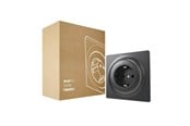 Smarthus - Fibaro Walli Outlet N type F Anthracite - FGWSONF-011-8