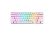 Tastatur - Motospeed Wireless mechanical keyboard SK62 White (blue switch) - Gamingtastatur - Hvit - SK62-White blue