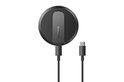 Mobil - Adaptere og ladere - Joyroom JR-A28 ultra-thin magnetic induction charger 15W (black) - JR-A28