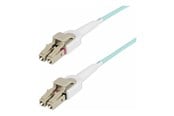 Nettverkskabel - 5m (15ft) LC to LC (UPC) OM4 Switchable Fiber Optic Cable 50/125µm 100G Networks Toolless Polarity Switching Low Insertion Loss - LSZH Fiber Patch Cord (450FBLCLC5SW) - patch cable - 5 m - aqua - 450FBLCLC5SW