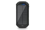 Nødlader - Mikamax QI Solar Nødlader - Svart - 20000 mAh - 05105