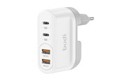 Mobil - Adaptere og ladere - Budi Wall charger  326TQE 2xUSB 40W (white) - 326TQE