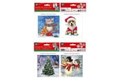 Små gaver til barn - Grafix Make your own Christmas Cards Diamond Painting 2pcs. (Assorted) - CR8024/GE