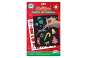 Kreative leker - Grafix Scratch Art Rainbow Christmas - 800045