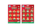 Kreative leker - Grafix 3D Stickers Christmas (Assorted) - 800041