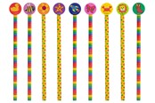 Arts & Crafts - Tilbehør - Hasbro Play-Doh 18 Pencils + Erasers - 160008