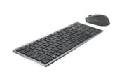 Tastatur - Dell Wireless Keyboard and Mouse KM7120W - keyboard and mouse set - Icelandic - titan grey - Tastatur & Mussett - Islandsk - Grå - KM7120W-GY-ICE