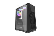 Kabinett - Darkflash Computer case DK150 with 3 fans (black) - Kabinett - Miditower - Svart - DK150