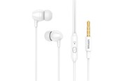 Hodetelefoner - Vipfan Wired in-ear headphones  M16 3.5mm jack 1m (white) - M16-white