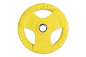 Sport & Fitness - ASG Weightplate Yellow w. Handle 15 KG Ø50 - ASG4050IONE SIZE