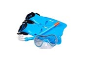 Vannlek - ASG Snorkel Set Junior Blue S - ASG3004BLUES