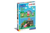 Puslespill - Clementoni Jigsaw Puzzle - Peppa Pig 2x60st. Gulv - 21622