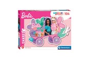 Puslespill - Clementoni Jigsaw Puzzle Super Color - Barbie Roller Skate 104pcs. Gulv - 27164