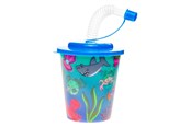 Leketøy - LG-Imports Cup with Lid and Straw Underwater World 12 pcs. - 8174