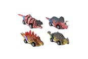 Leketøysbil - Toi-Toys World of Dinosaurs Dino Pullback Car 4 pcs. - 35143A