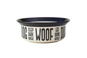 Hund - Active Canis Eat Drink Repeat 8" Bowl Natural/Black 4 cups (9 dl) - 97053