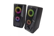 Høyttalere - PC - Esperanza SPEAKERS 2.0 USB LED RAINBOW BAILA - Svart - EGS103