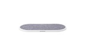 Mobil - Adaptere og ladere - GEAR Wireless Dual QI Charger USB-C Port 2x10W White with Grey Textile - 665101