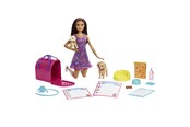 Dukker, Bamser & Utstyr - Barbie Doll And Accessories Pup Adoption Playset With Doll 2 Puppies And Color-Change - HKD86