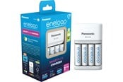 Batteri - Panasonic eneloop BQ-CC55 battery charger - 4 x AA type - NiMH - K-KJ55MCD40E