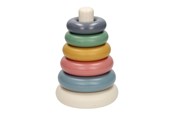 Babyleker - Cavallino Toys Stacking rings Pastel colors 7 pcs. - 9660LN01