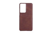 Mobil - Deksel og etui - ONSALA Mobile Cover Brown with Cardpocket Samsung  S21 Ultra /S30 Ultra  5G - 588573