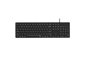 Tastatur - RAPOO Keyboard NK8020 Wired USB Black - Tastatur - Nordisk - Svart - 12324