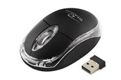 Mus - Esperanza TITANUM WIRELESS OPTICAL MOUSE 2.4GHz 3D USB CONDOR BLACK - Ergonomisk mus - Optisk - 3 knapper - Svart - TM120K