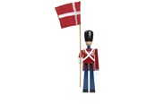 Dekorasjon - Kay Bojesen Standard-bearer with textile flag 22 cm - 39482