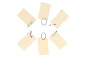 Treleker - Lobbes Wooden Keychains 6 pcs. - 927019