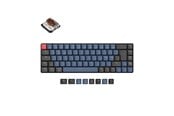 Tastatur - Keychron K7 Pro QMK/VIA RGB Wireless - Gateron Low Profile Brown Hot Swap - Gamingtastatur - Uten numpad - Nordisk - Svart - K7P-H3